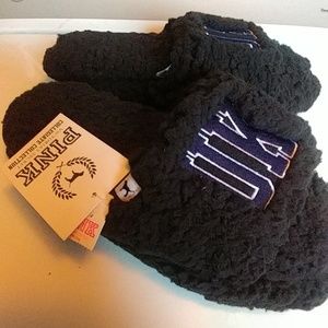 VS VICTORIA'S SECRET PINK UK SHERPA SLIPPERS